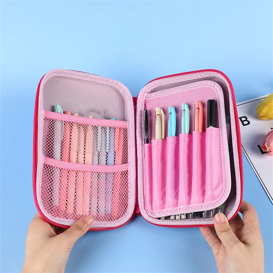 Imagem -03 - Capa de Lápis Eva Kawaii Unicórnio Estuche Cases 3d Pentilbox Bonito Material Escolar Trousse Piornik Kalem Kutusu Coreano Papelaria