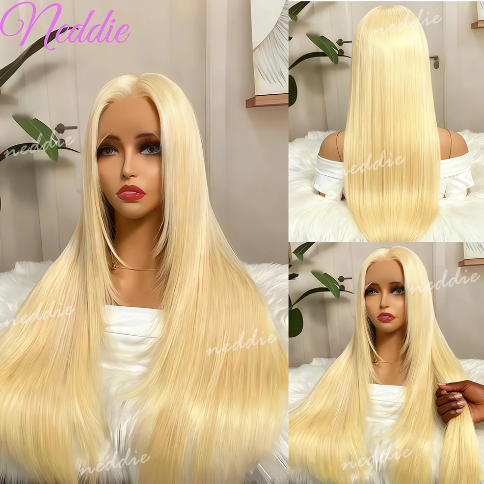 Blonde Wig Straight 613 Hd Lace Frontal Wig 13X6 13X4 Transparent Brazilian Straight Lace Front Wigs 30 Inch 100% Human Hair