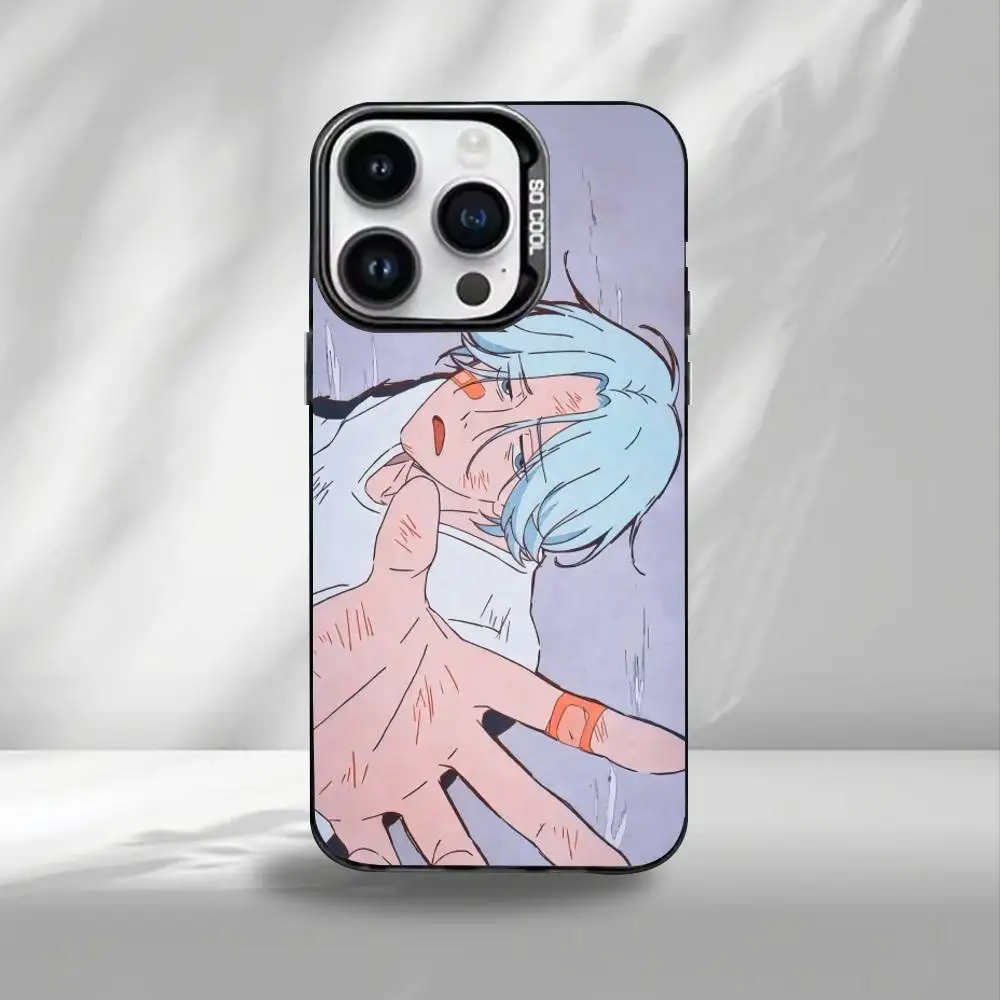 Custodia per telefono I-Infinite Skater per iPhone17,16,15,14,13,12,Pro Max Cover interna placcata in argento color nero