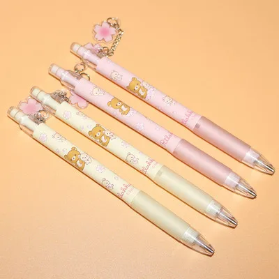 AIHAO-lápices mecánicos de plástico 914B 0,5/0,7mm Rilakkuma, lápices automáticos Kawaii, regalos para niños, suministros de papelería para estudiantes, 2 uds.