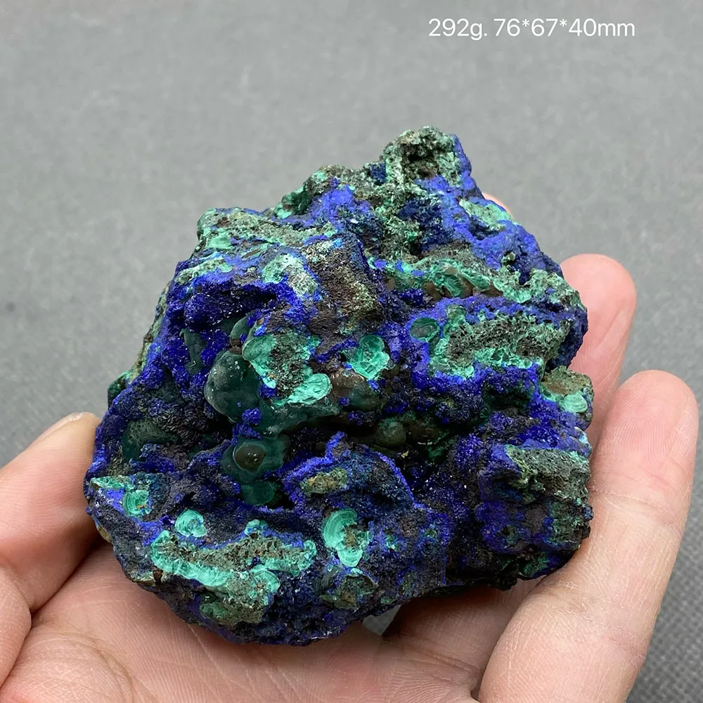 100% Natural beautiful Azurite and Malachite symbiotic mineral specimen crystal Stones and crystals Healing crystal