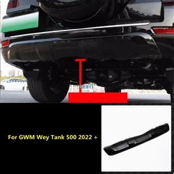 Car Style Rear Lip Bumper Plate Spoiler Cover Surround Trim Accessories Exterior Sticker For Great Wall GWM Wey Tank 500 2022 +