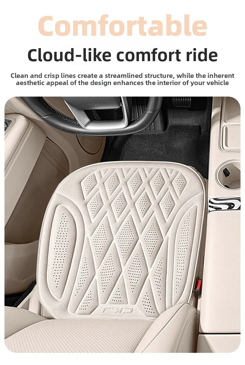 Breathable Latex Cotton Car Seat Cover Universal Non-slip Luxury Sedan SUV Rams Latex Cushion Car Seat Cover Protection