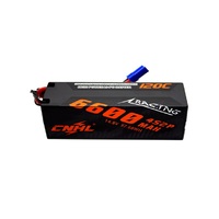 CNHL Racing Series 6600mAh 14.8V 4S Lipo Battery 120C Hard Case with EC5 Plug