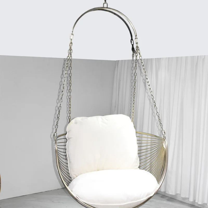 

Swing Hanging Chair Indoor Balcony Household Stainless Steel Small Apartment Cradle Garden Hangin