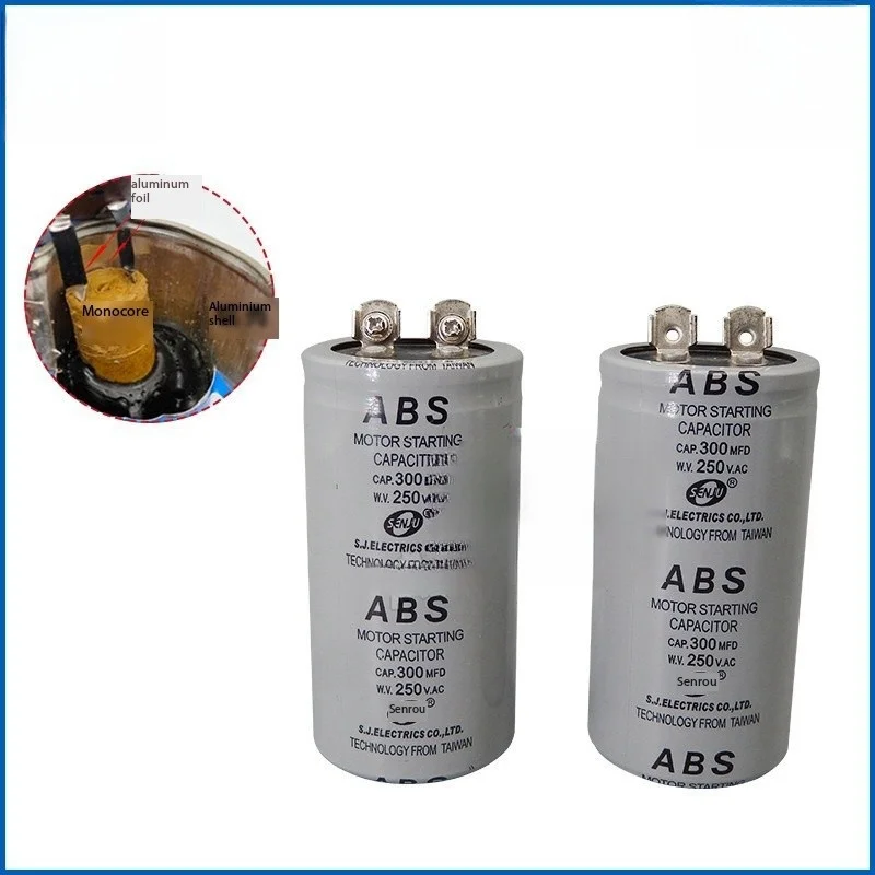 1PCS CD60 starting capacitor ABS-75MFD/100UF/150/200/300/400/600~1200UF 250V