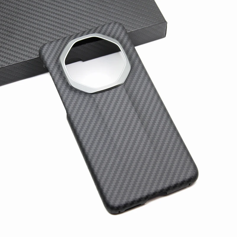 

ZXKE True fiber Case For Huawei Mate70RS Hard Cover Ultralight Ultrathin Comfortable Commercial Aramid Fiber Protective Shell