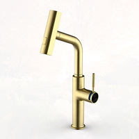 NEW 360 ° Swivel  Pull-out Kitchen Faucets Hot and Cold Tri-mode Washbasin Mixer Anti-splash Single Handle Basin Sink Taps