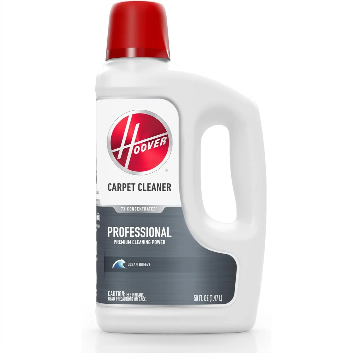 

Carpet Cleaner Solution, 50 oz, Ocean Breeze Scent, Powerful Shampoo for Tough Stains on Carpet and Upholstery