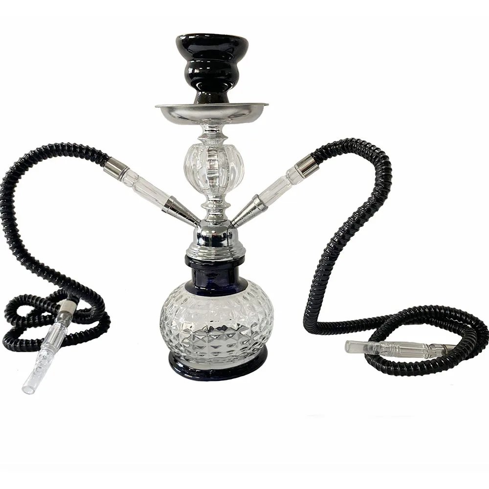 

Gift Box Shisha Hookah Double Tubes Share With Friends Hookah Shisha Accessories Water Pipes Glass Made