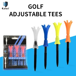 Caiton-Lot de 3 tees de golf souples de qualité supérieure avec fil, 80mm/3,15 pouces de long et flexible, accessoires ajustables, recommandé