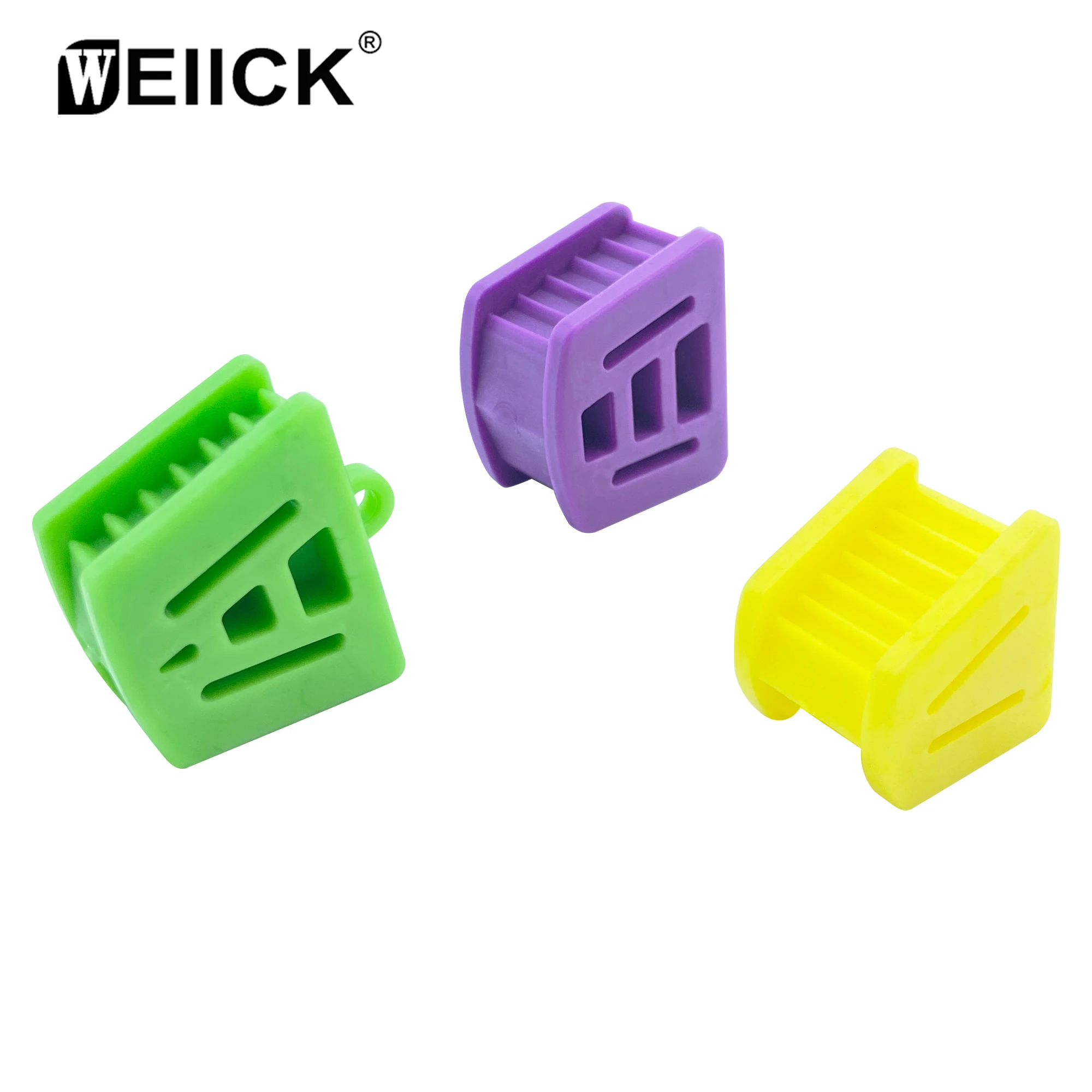 WellCK 3 Sizes Dental Occlusal Pad Rubber Bite Opener Blocks Mouth Prop Large Medium Small Orthodontic Supplies Dentistry Tools