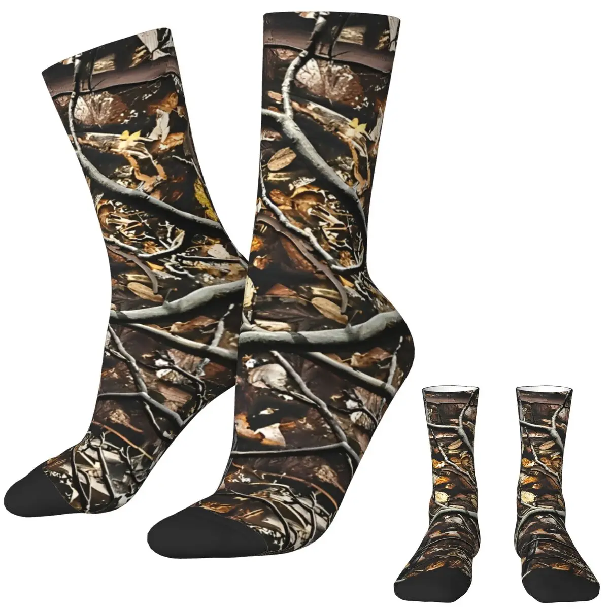 

Hunting Camouflage Stockings Women Men Socks Soft Breathable Fashion Socks Winter Skateboard Non Slip Custom Socks Birthday Gift