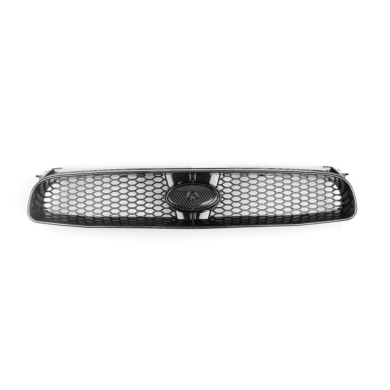 Front Grille Racing Grill For Subaru Impreza 8th 2004-2005 Carbon Fiber Look/Gloss/Matte Black Car Upper Bumper Hood Mesh Grid