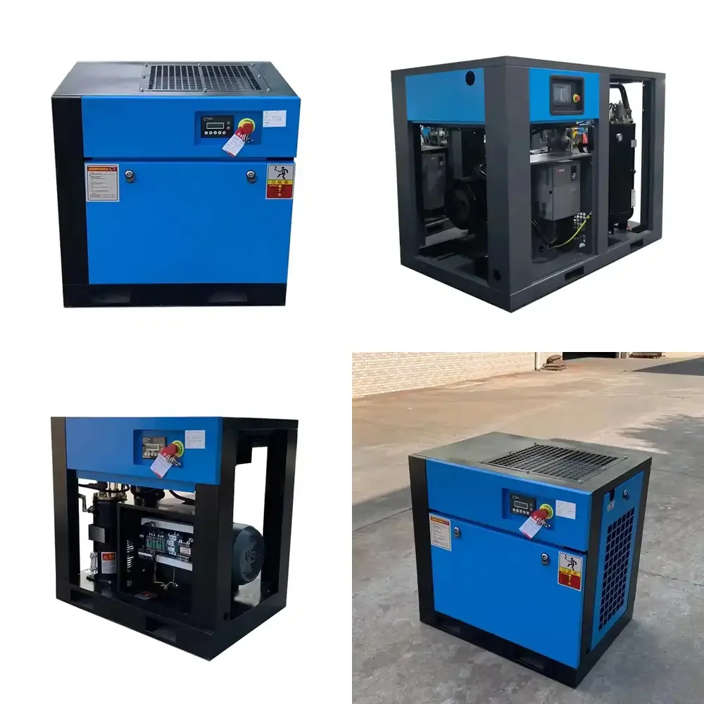 

7.5kw Screw Air Compressor for Industrial Use High Efficiency Oil Injected Rotary Compressor for Factory Workshop
