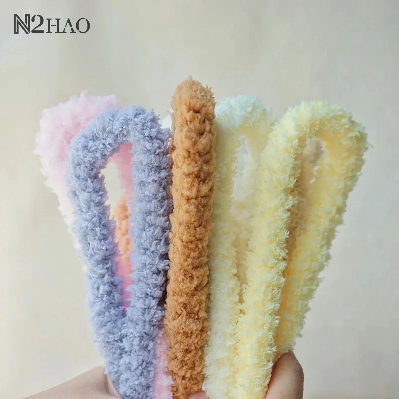 15mmx1Msheet DIY Coral Velvet Chenille Sticks Stem Pipe Cleaner To Making Cute Dog Puppy Cat Creative Child Toy Cute Fashion