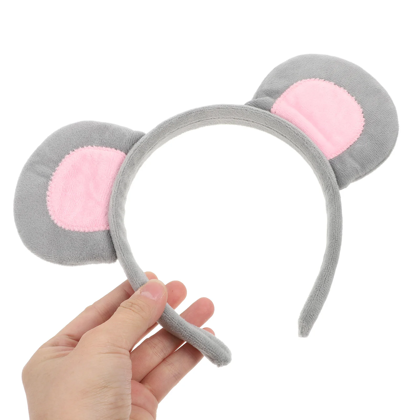 Opaska na głowę z uszami zwierząt, ogonem i muszką, zestaw kostiumu myszki dla dzieci, przebranie na Halloween, urodziny, akcesorium na imprezę.