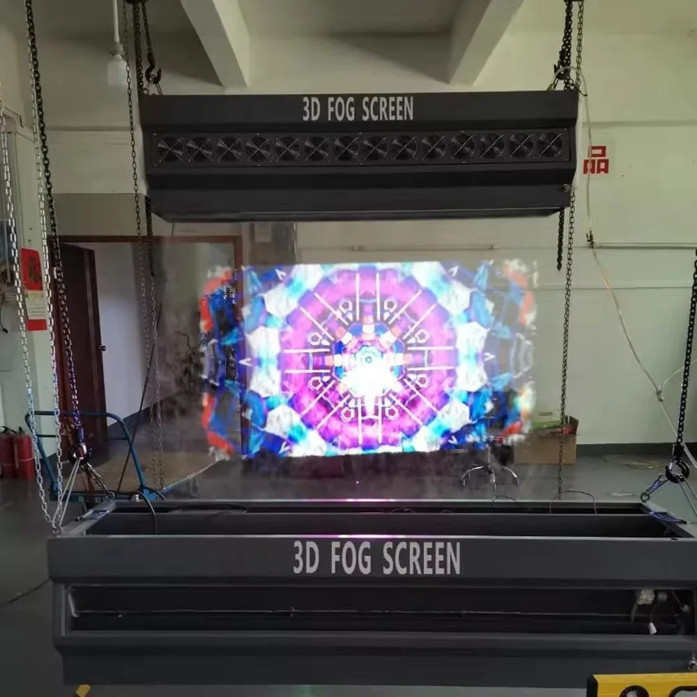 2025 HOT Sale Customize Size 3D Water Fog Screen 3D Mist Projection Display Water Fog Screen for Home,Outdoor Exhibition