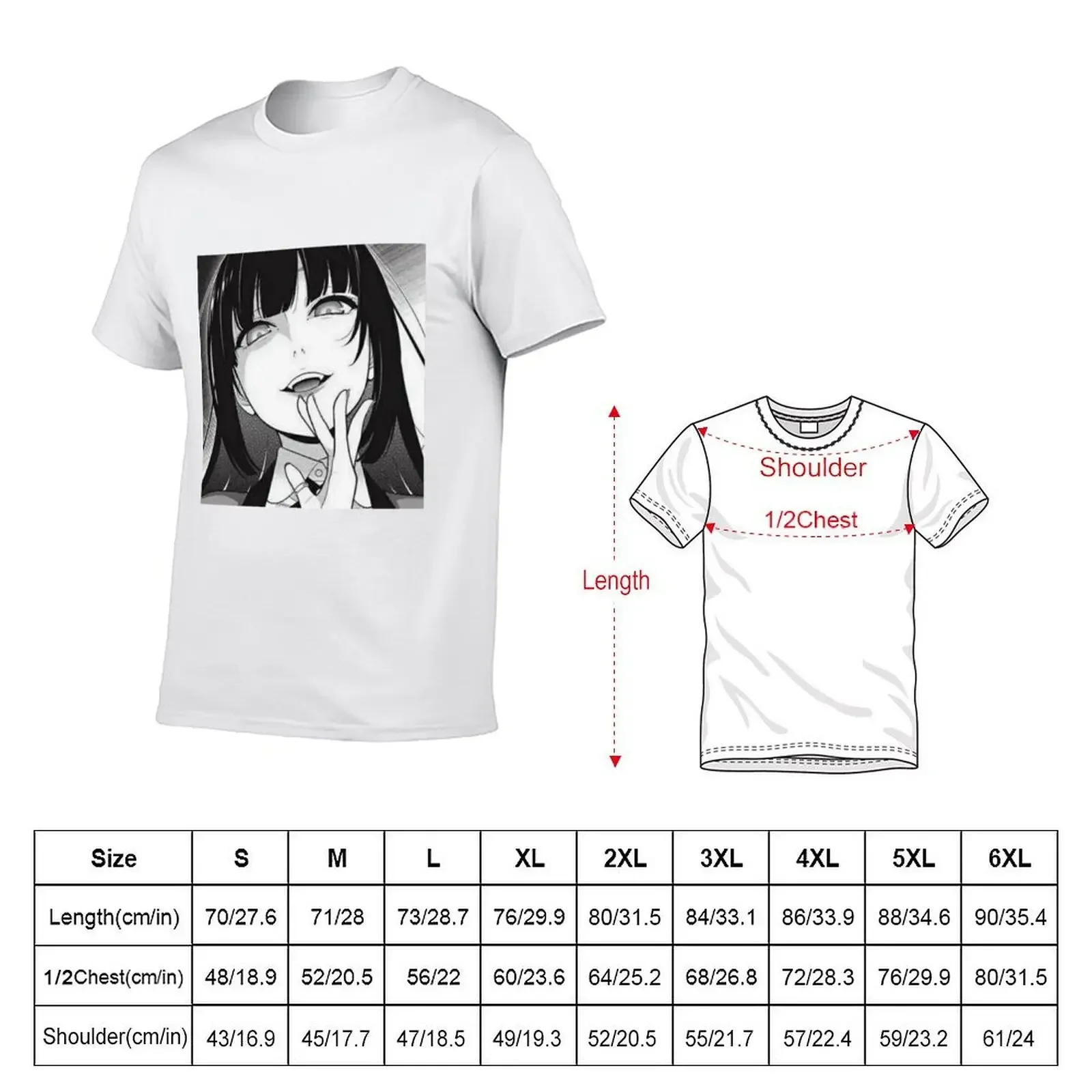 Kakegurui 'Yumeko Jabami' T-Shirt plain graphic shirts custom shirt boys animal print men clothings