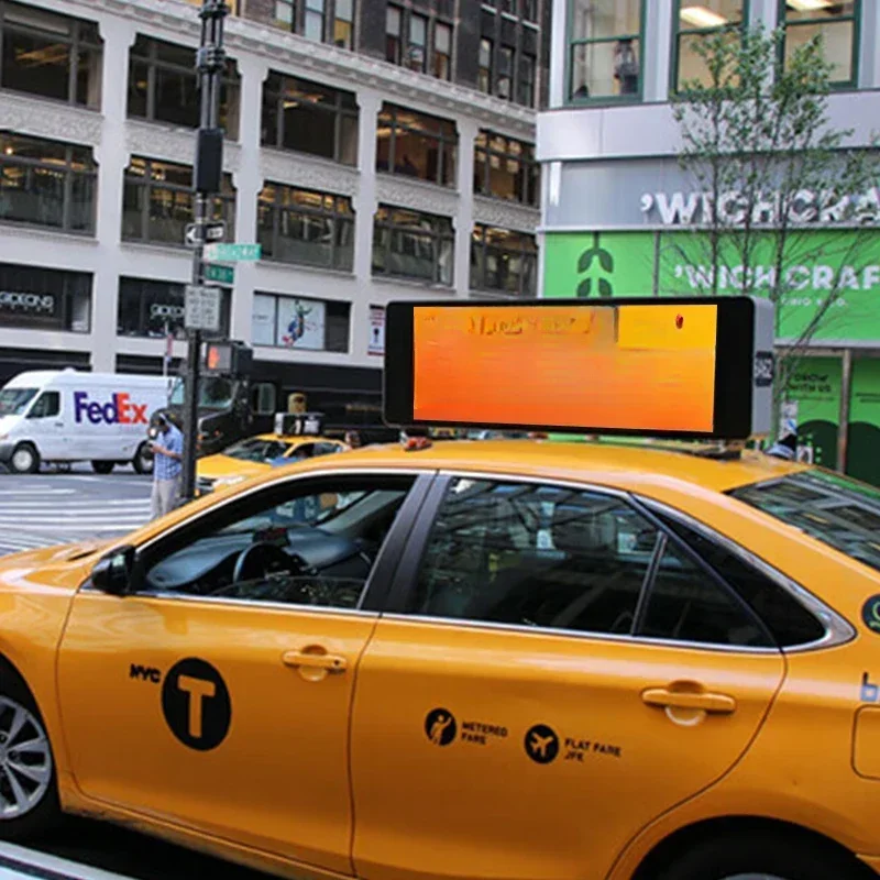 outdoor taxi roof  LED display screen top