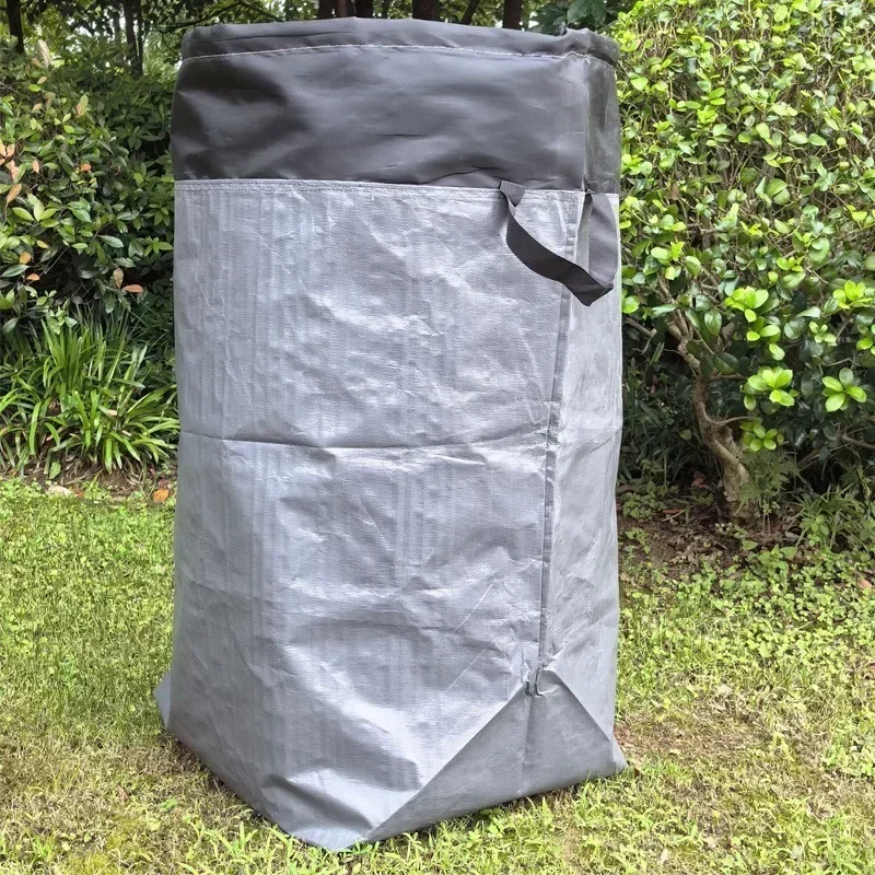 High-capacity Express Transportation Woven Bag PE Plastic Waterproof Moisture-proof Rope Draw Zipper House-moving Packing Bags
