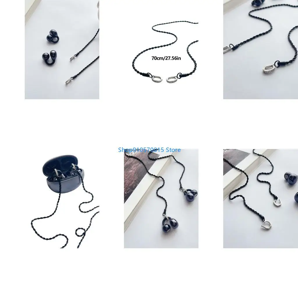B95C Secure Anti Loss Straps for FreeClip1/2 Wireless Earbuds During Workouts Commuting