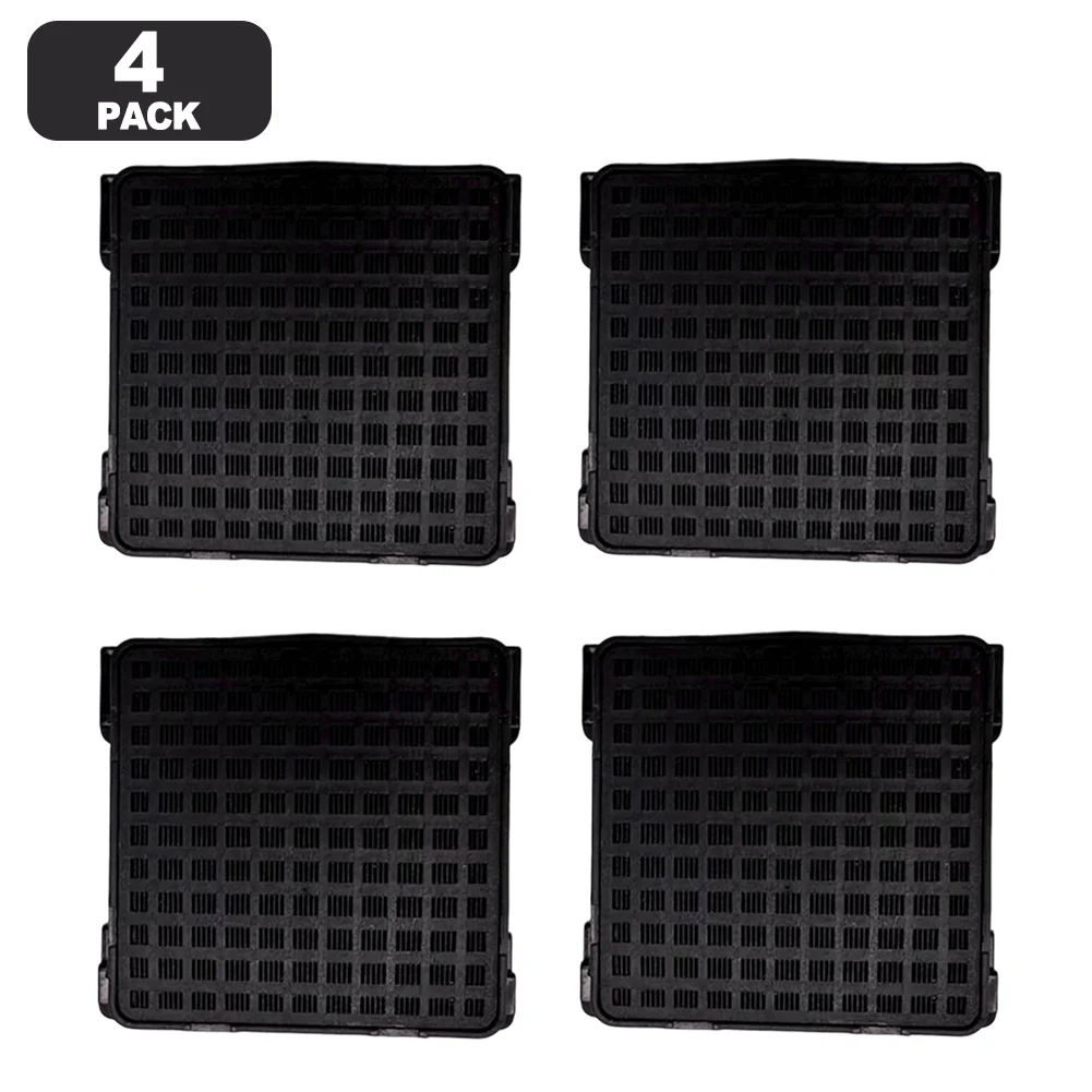 2/4 قطعة فلتر الكربون المنشط بالهواء النقي لـ Liebherr 9096989,909698900,9882429,988242900 فلتر الكربون البديل