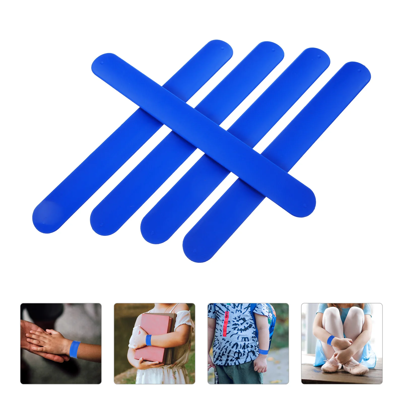 5 قطع من أساور السيليكون لعيد الميلاد معلقة لمستلزمات حفلات الأطفال #5