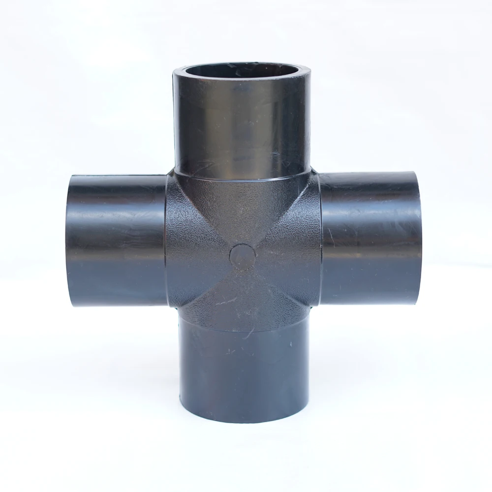 

hdpe Plastic Fittings hdpe Cross Fitting hdpe Pipe Flange Butt Fusion Fitting Fusing Flange