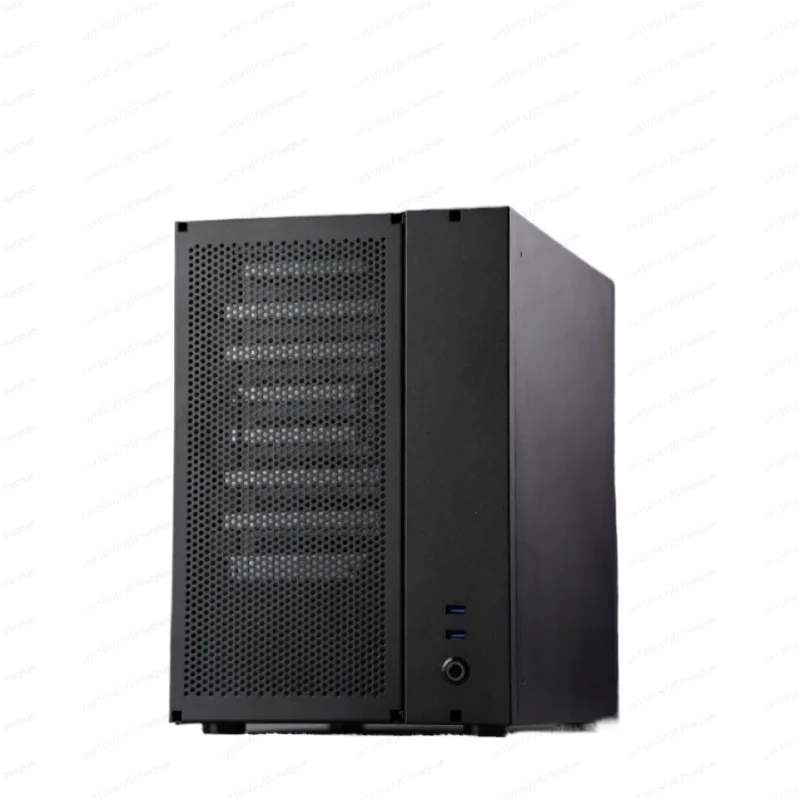 حقيبة كمبيوتر NAS 8-Bay، هيكل ATX مدمج لخادم التخزين DIY، قم ببناء نظام Synology / UnRAID الأسود الخاص بك