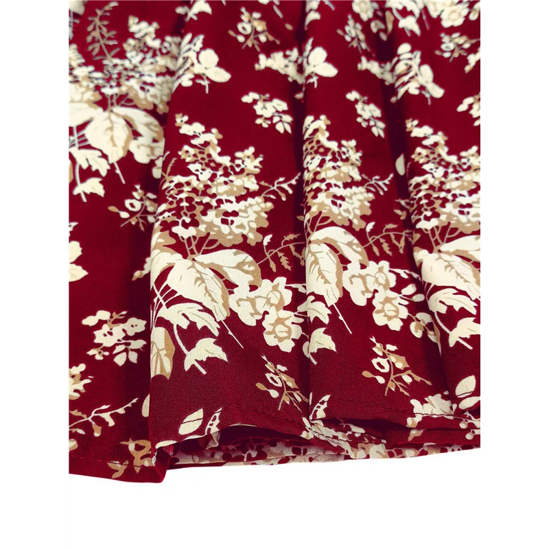 CGS-สตรีแขนสั้นชุดดอกไม้สําหรับผู้หญิงสแควร์คอลูกไม้Cutoutตาไก่VINTAGE Boho Maxiยาว 2025