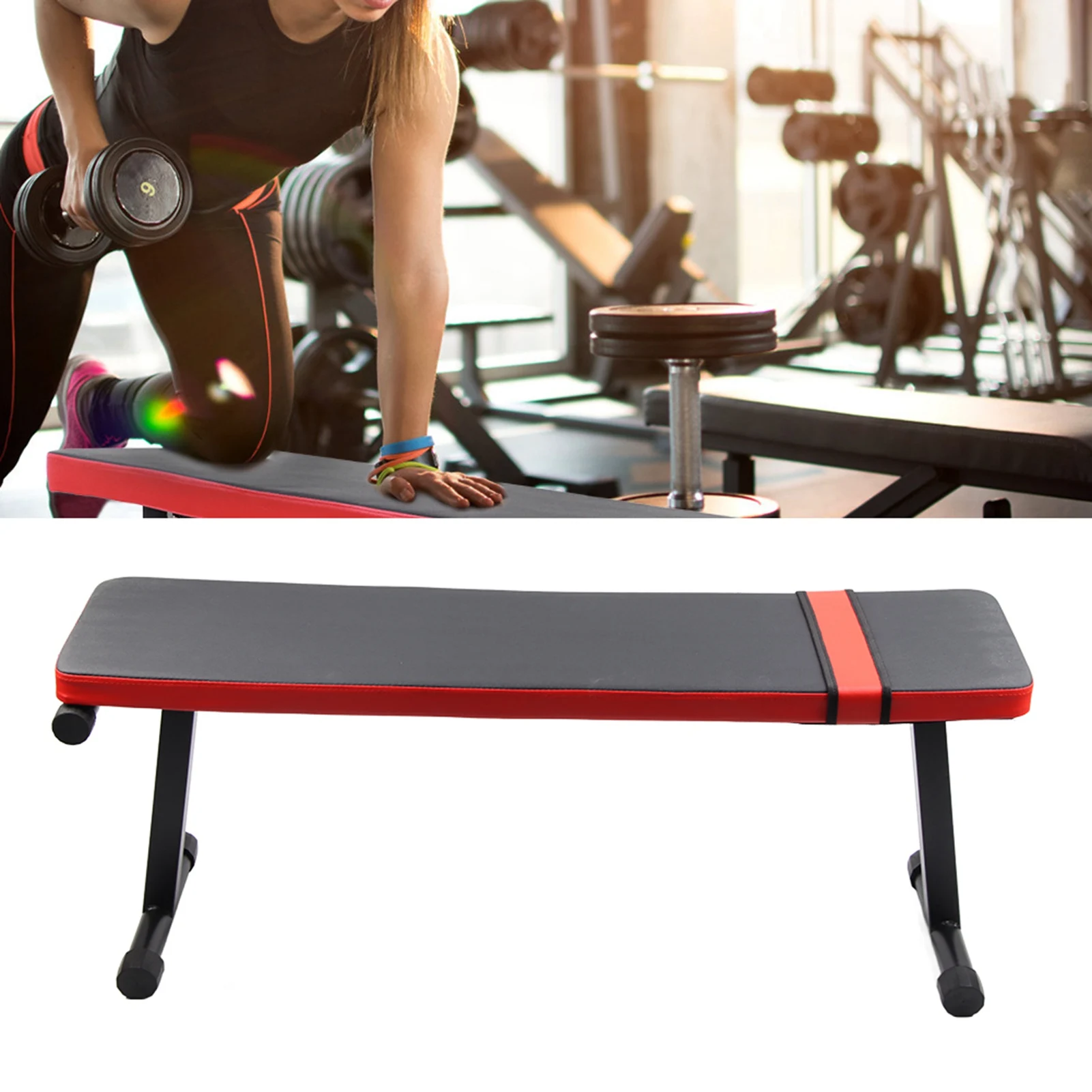 

Dumbbell Stool Fitness Flat Stool High Quality Dumbbell Weight Lifting Fitness Flat Stool Equipment Heavy Structure Weight Stool