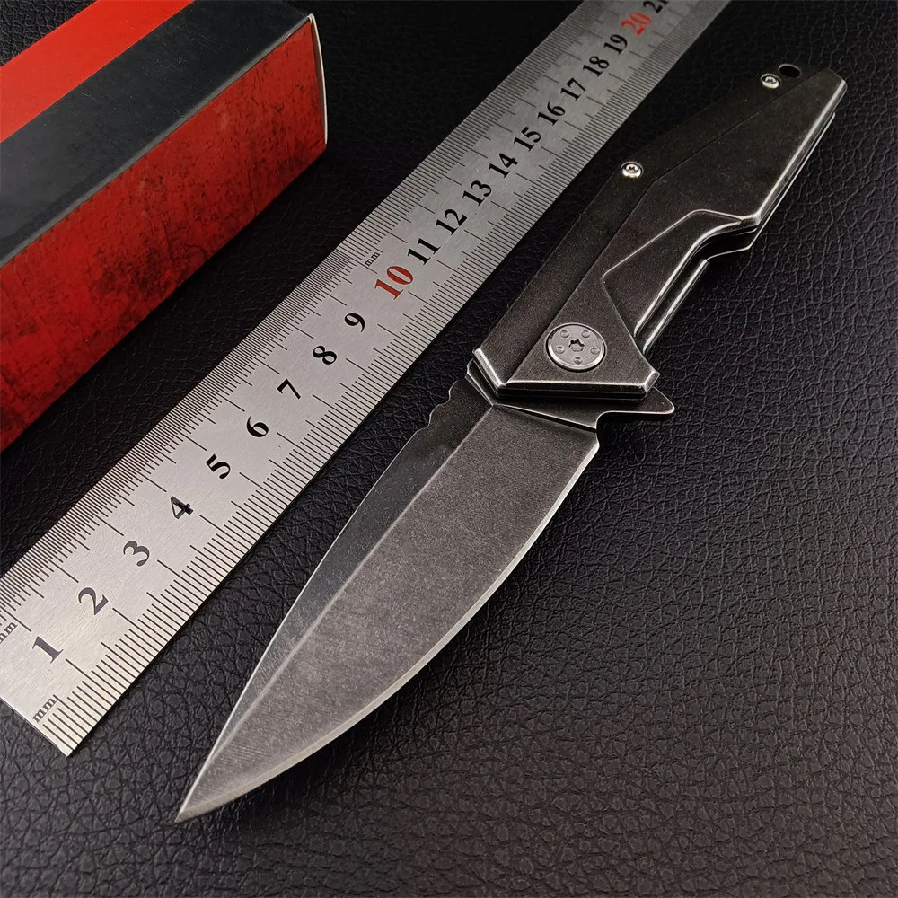 

8Cr13Mov Folding Knife High Hardness Multifunctional Outdoor Stainless Steel Knives 420 Steel Handle Camping Folding Knife