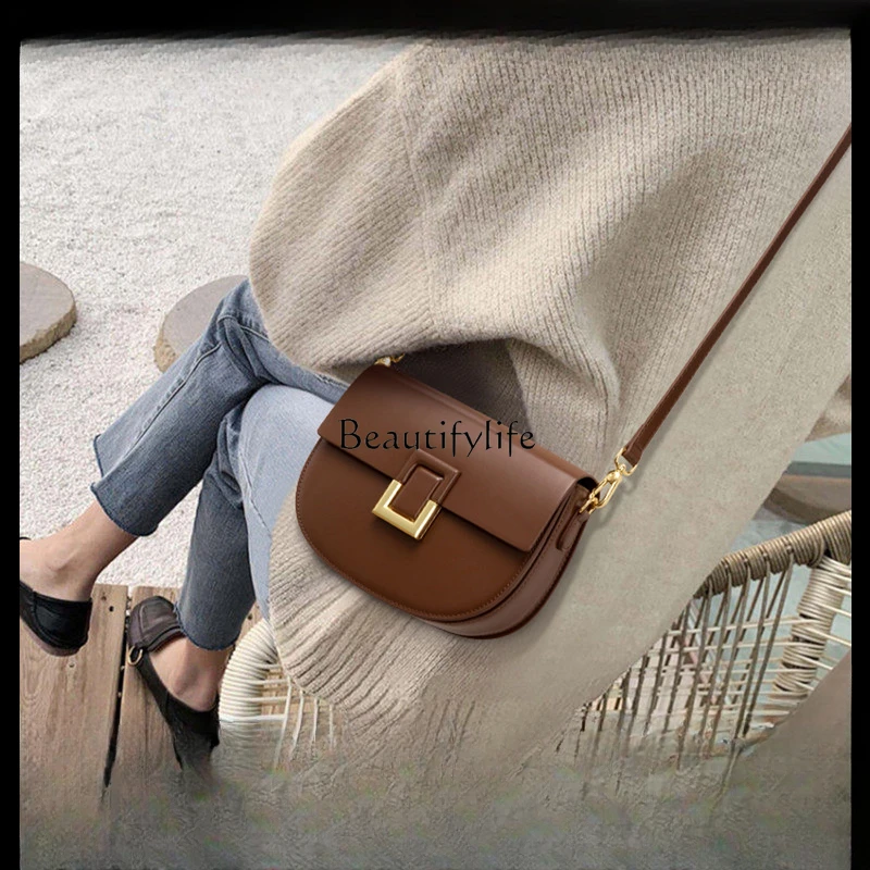 Crossbody Bag Women's 2023 New High-Grade Special-Interest Shoulder Bag Light Luxury Autumn and Winter