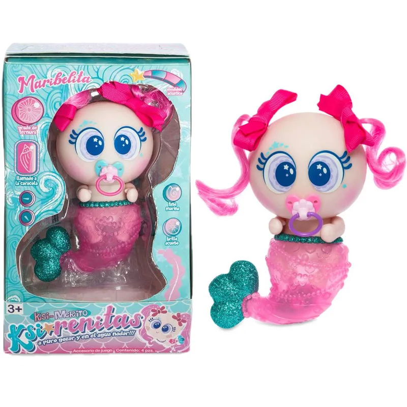 

Кукла-русалка Distroller Sirenita, игрушка с большой головой, испанская коллекционная кукла для девочек, фэнтезийная игра