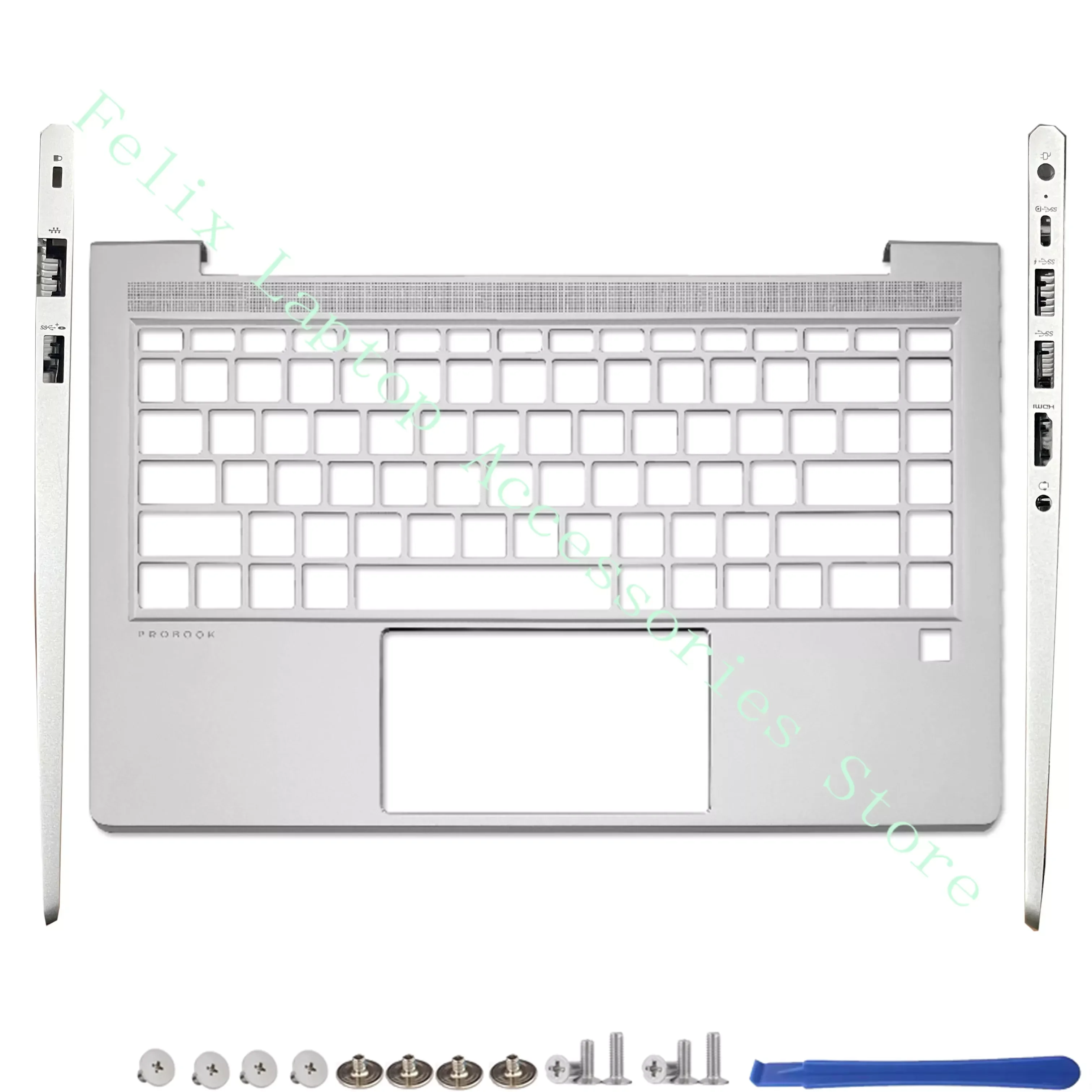 HP HP 440 G8 445 G8 için yeni Laptop çantası Pro 14 G4 LCD arka kapak ön çerçeve Palmrest üst klavye alt kasa konut