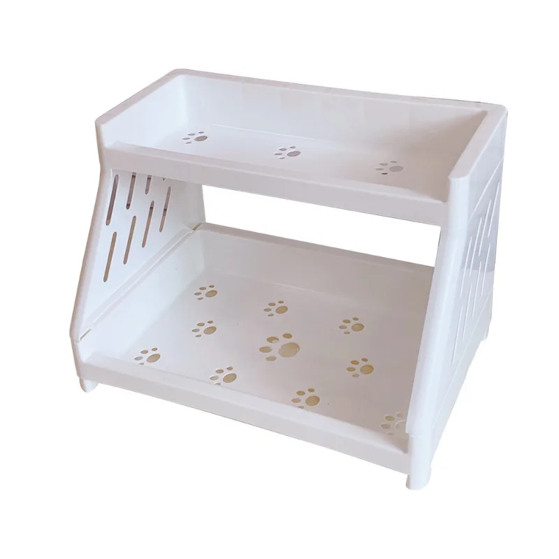 Étagères de rangement de bureau à double couche Kawaii, organisateurs de papeterie, stockage de fichiers de grande capacité, accessoires de bureau,