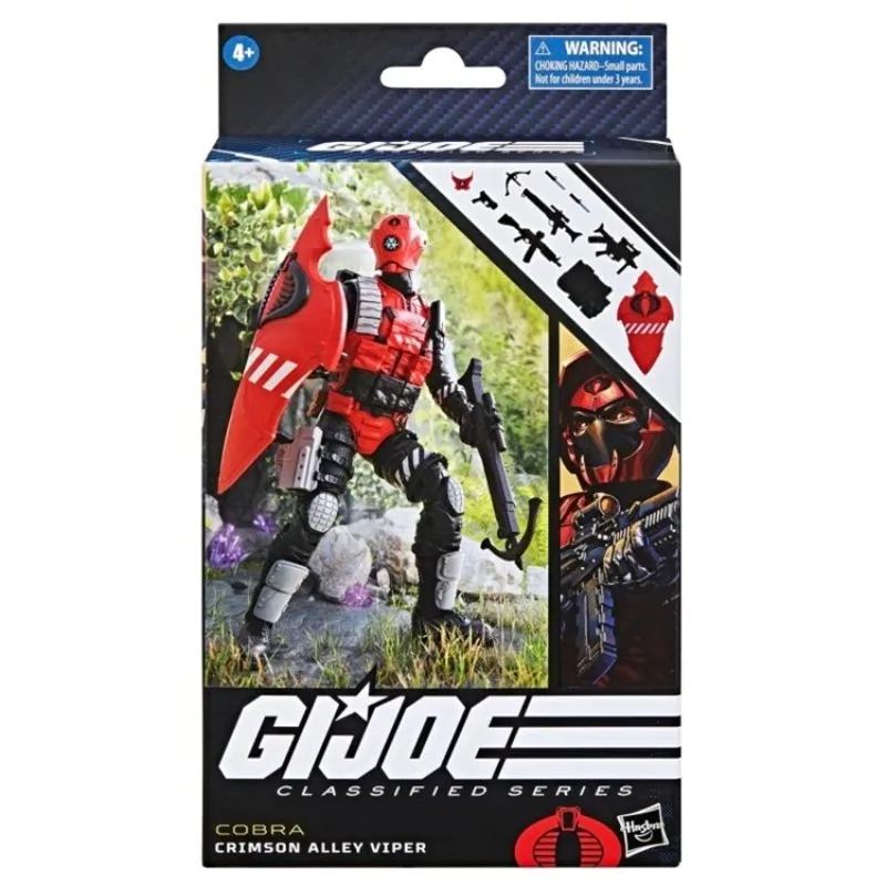 Hasbro GI Serie classificata Joe # 91 Cobra Crimson Alley Viper Action Figures da 6 pollici con accessori Collezione Ornamenti Regalo