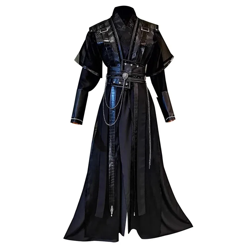 

He Xuan Cosplay Costume Tian Guan Ci Fu Chang Geng Mo Ran Cosplay Costume Black Hanfu For Women Men