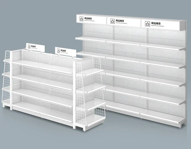 Supermarket Shelves, Convenience Stores, Display Shelves, Snack Sheets, Double-sided Display Cabinets