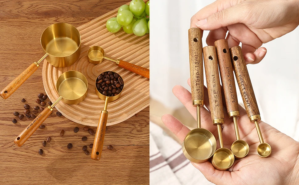 metal measuring cups and spoons set cute measuring cups and spoons set wooden measuring spoons set
