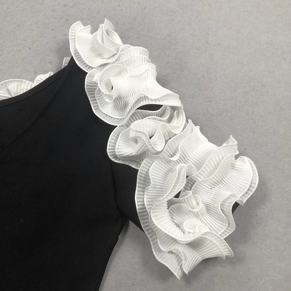 Zwarte eenvoudige schuine schouder bandage bodycon galajurk voor dames 2025, zomer nieuwe mode beroemdheid feestkleding avondjurken