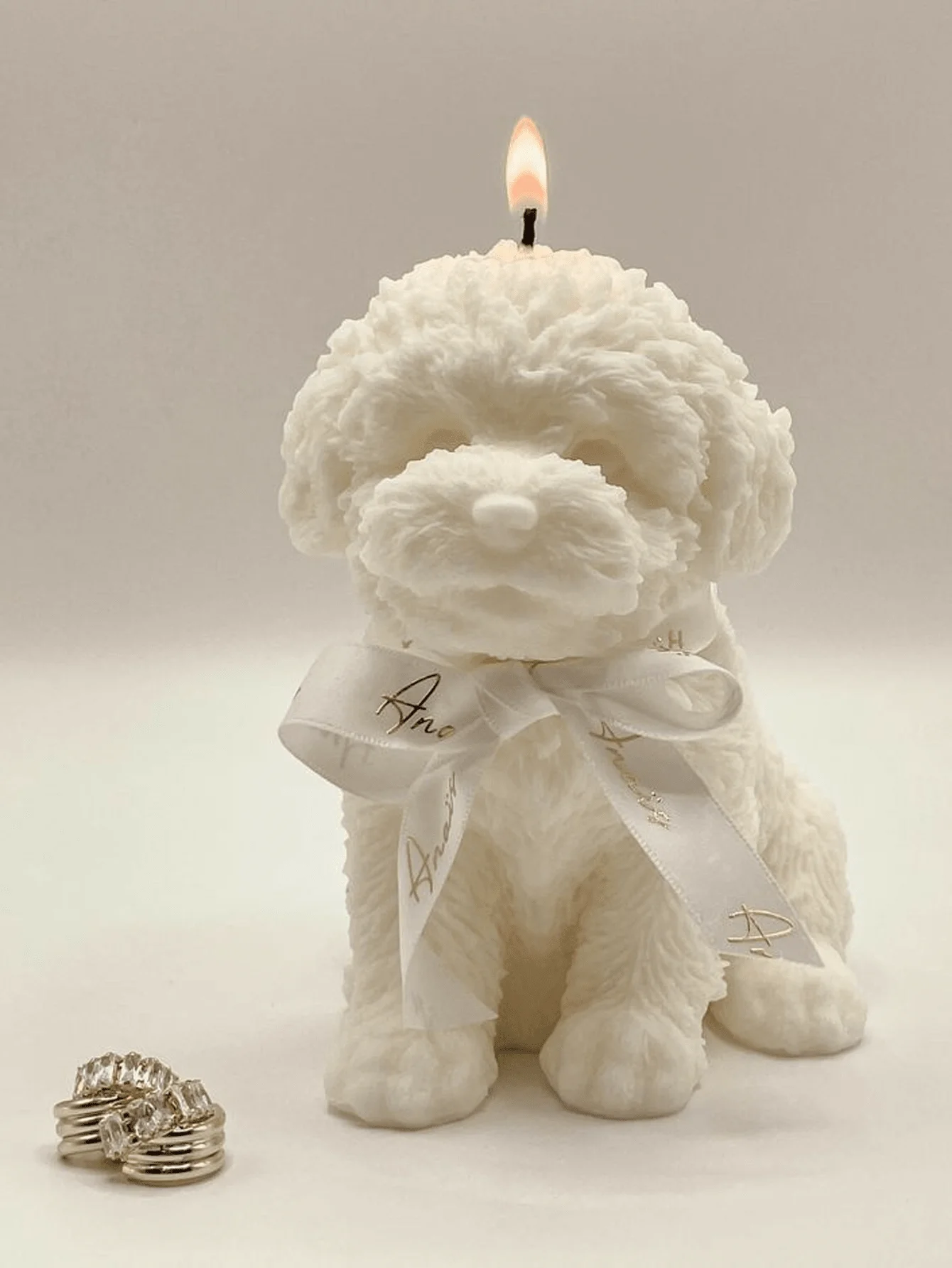 Cute Teddy Puppy Silicone Mold - Candle Mold Silicone recension och pris