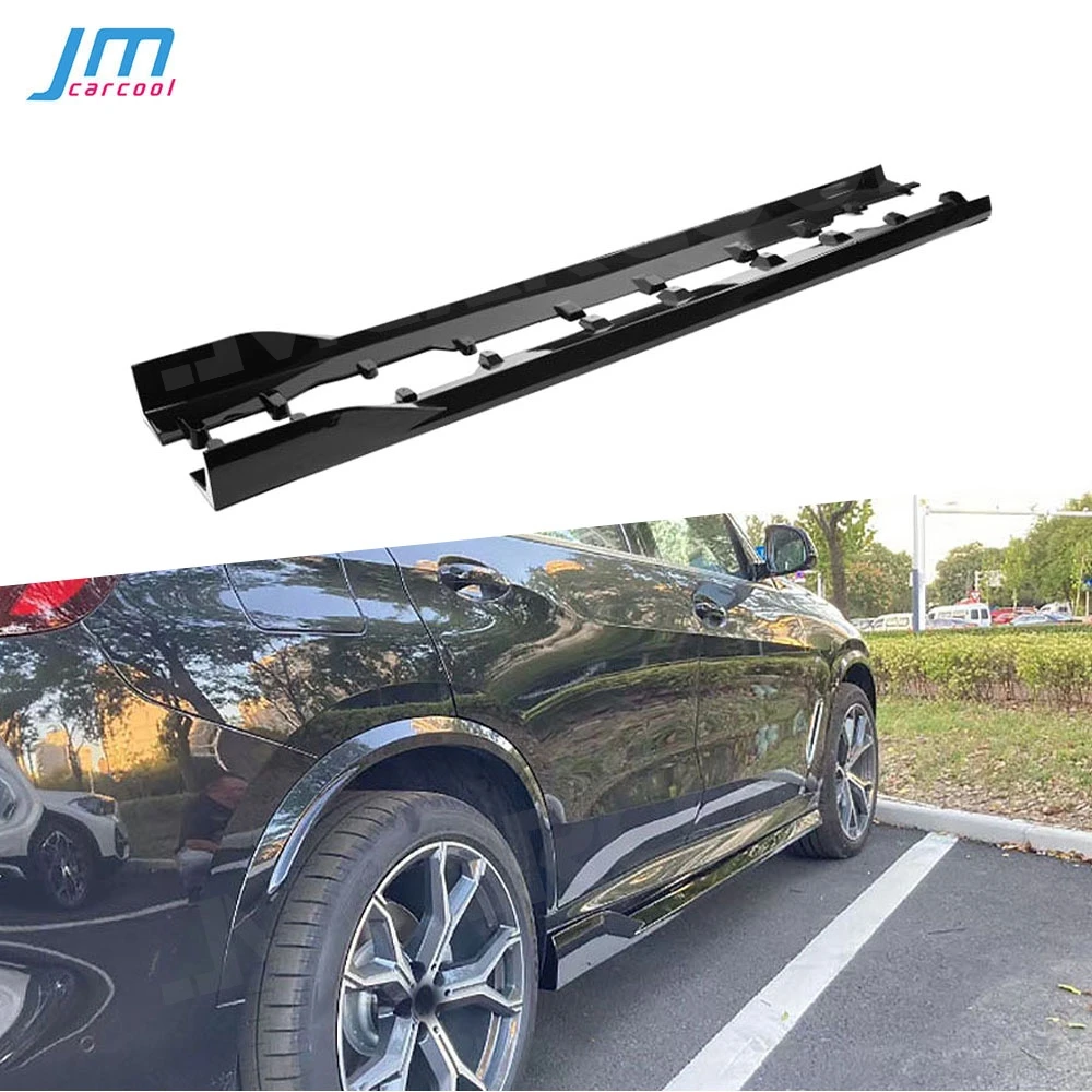 

Carbon Fiber Side Skirts Aprons Rocker Panel Lip Splitter Spoiler Extension for BMW X5 G05 2019-2023 ABS Car BodyKit Accessories