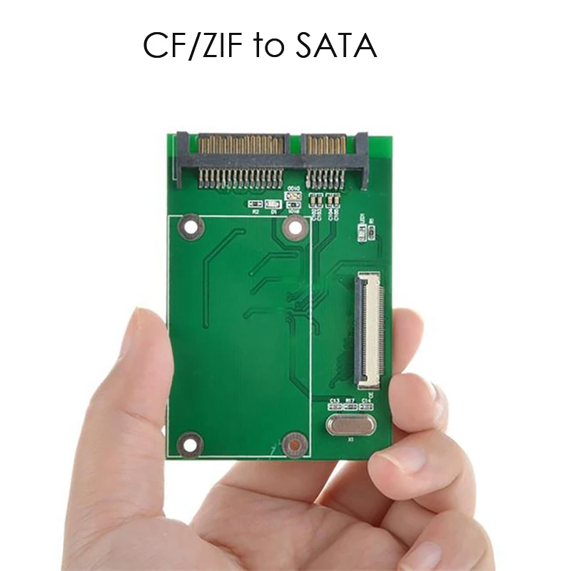 40 Pin ZIF 1.8 นิ้ว SSD/HDD เป็นตัวแปลงอะแดปเตอร์ชาย SATA