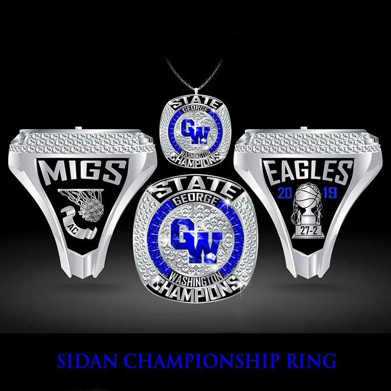 Affordable customized sports championship rings for rugby, basketball, baseball, and other championship rings, as well as champi