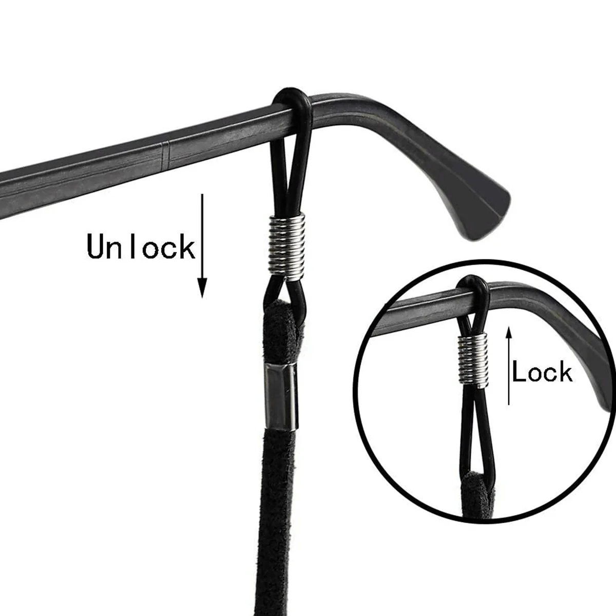 6 Pcs Glasses Adjustable Lanyard Man Lanyards for Men Frame Fabric Eyeglass Straps Non-slip Rope