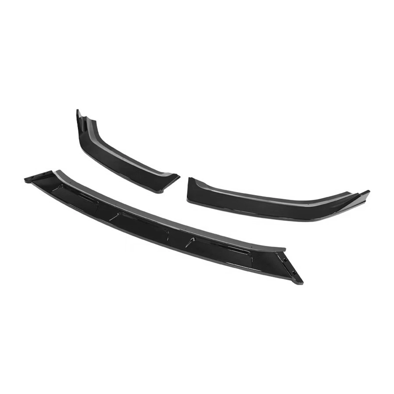 Gloss Black Front Bumper Spoiler Lip For Lexus RX500H F Sport 2023-2026 Air Dam Splitter Lower Blade Plate Cover Body Protector