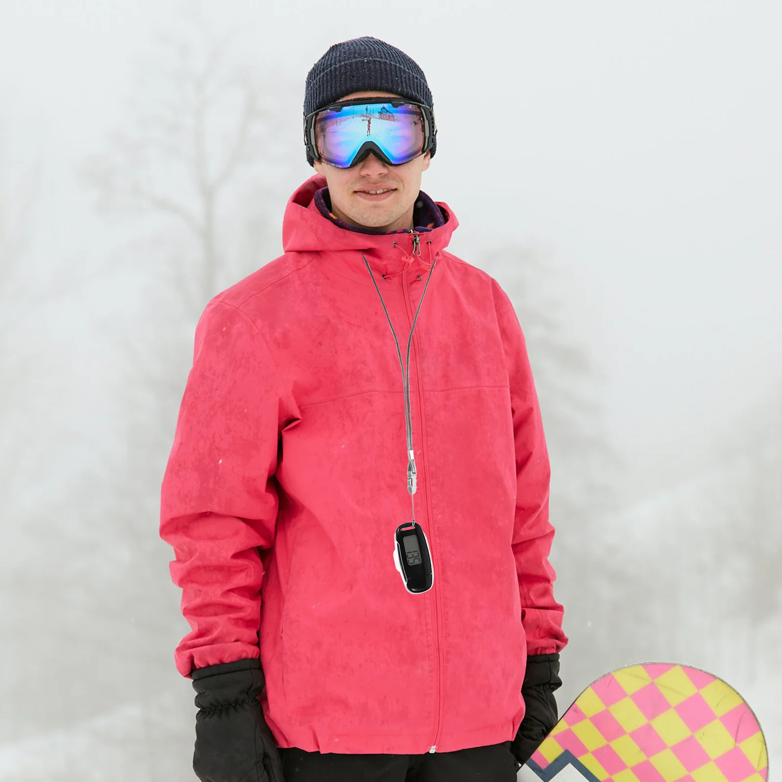 عداد الخطى المحمول ذو المشبك القابل لإعادة الشحن، شاشة عرض بلاستيكية شفافة صغيرة مقاومة للاهتراء، عداد خطوات متين للبالغين