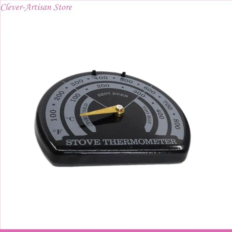 E06B Fireplace Fan Stove Thermometer with Probe Household Sensitivity Barbecue Oven Tool